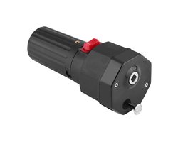 Allecto - Barbecue Grill Rotator Motor - Elektrische Motor - Geluidsarm - Zwart - DC 1,5V Batterij Aangedreven - Perfect voor BBQ's - Ideaal voor...