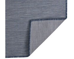 Buitenkleed | Buitentapijt platgeweven 160x230 cm blauw
