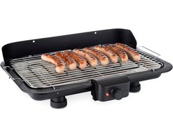 DnA® Tafelgrill - Tafelgrill Electrisch - Tafel BBQ - Zwart - 57cm x 37cm x 8cm