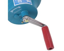 Draagbare Handmatige BBQ Ventilator, Verhoog de Vuurkracht, Snelle Luchtblazer voor Buiten Kamperen en Barbecueën, Barbecue Houtskool Grills, Blauw, Blauw