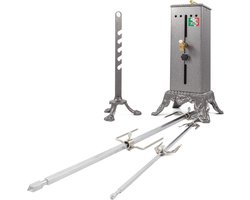 Elektrisch Draaispit voor Barbecue en Open Haard - 25W, 20 kg Capaciteit, 3,5 RPM
