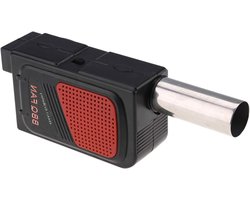Elektrische grillventilator voor camping en barbecue - Draagbaar kookgereedschap met snelle start en stofcontrole