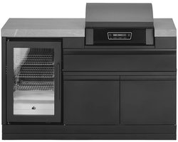 Grandpro Backyard Bistro met E2Grill Buitenkeuken met Koelkast