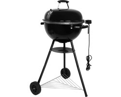 Gregman Roast 60 Elektrische & Houtskool BBQ – 5 kW – Deksel & Wielen
