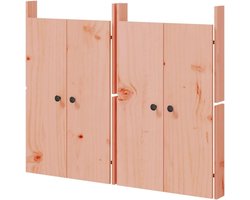 Kastdeurtjes Buitenkeuken - Keukenkast Deur - Buiten Koken - Massief Douglashout - 50x9x82 cm - Natuurlijk