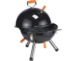 Mini Kogelbarbecue Zwart voor Direct en Indirect Grillen - Draagbaar en Veiligi