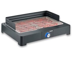 N.lux - Tafelgrill Elektrisch / Roestvrijstalen grillrooster / Snelle grillstart / BBQ / Easy clean / Vaderdag