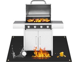 Omgoods - Vuurvaste Grillmat voor Vloerbescherming - Geschikt voor Gas-, Houtskool- en Elektrische Grill