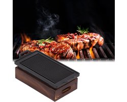 Rookloze Houtskool BBQ Grill voor Buiten Gebruik - Ideaal voor Camping, Wandelen en Picknicks