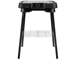 SILVERCREST® KITCHEN TOOLS Elektrische BBQ - Barbecue - Kenmerk: ook als tafel BBQ te gebruiken - Grilloppervlak: 41 x 24 cm - Hoogte met onderstel: 75 cm - Oververhittingbeveiliging - Uitneembare opvangbak voor vet - Plateau voor BBQ gereedschap
