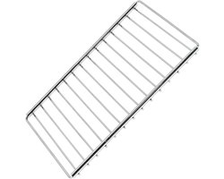 SnelShoppen - Sliding Grill 38-64 cm x 32 cm - Verstelbare RVS Grill met Ingebouwde Montage Sleutel - Perfect voor BBQ, Camping en Tuin