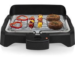 Tristar BQ-2824 Elektrische Barbecue - Tafel BBQ 34,5 x 23 cm - Regelbare thermostaat - 2000 Watt - Zwart