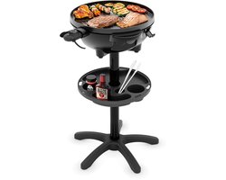 Tristar Elektrische BBQ met Stand - 2200W - Ø41 cm - Deksel met Thermometer - Keramische Coating - 250°C - BQ-2885