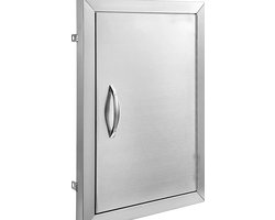 Vevor Tuinkastdeur - RVS Buitenkeuken - Duurzaam - Indoor/Outdoor - Bbq Kastdeur - Met Magneetblok - Geschikt voor alle weersomstandigheden