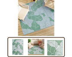 vidaXL Buitenkleed - 160x230 cm - Groen - Polypropeen Tuintapijt - Outdoor Tapijt - Patio Tapijt - Veranda Tapijt - Terras Tapijt
