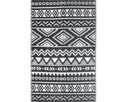 vidaXL - Buitenkleed - ARAKIL - 140x200 - cm - polypropeen - zwart