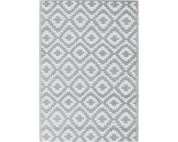 vidaXL - Buitenkleed - ARAKIL - 140x200 - cm - PP - grijs