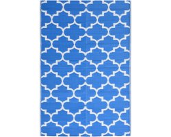 vidaXL - Buitenkleed - ARAKIL - 160x230 - cm - polypropeen - blauw