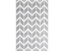 vidaXL - Buitenkleed - ARAKIL - 160x230 - cm - polypropeen - grijs