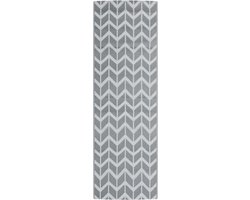 vidaXL - Buitenkleed - ARAKIL - 80x250 - cm - PP - grijs