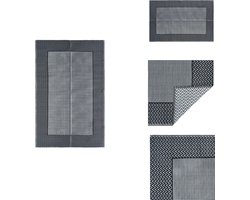 vidaXL Tuinkleed - Tuinkleden - Terraskleed - Terraskleden - Buitenkleed ARAKIL 120x180 cm PP grijs