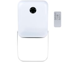 alpina Badkamer Verwarming Elektrisch 750/2000W - Elektrische Kachel 2 Warmtestanden en 24-uurs Timer - Kachel IP22 Spatwaterdicht - met Afstandsbediening - Wandmontage