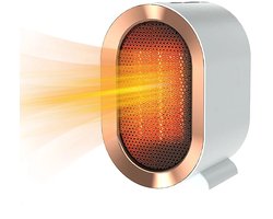 AnyPrice® Premium Elektrische Kachel – 1200W/800W – Compacte Keramische Verwarming – Energiezuinige Ventilatorkachel – Mini Heater voor Snel & Efficiënt Verwarmen - Wit