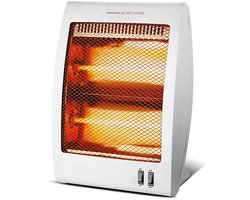 Cronos - Kwartsverwarming - kachel - vermogen 400/800W, 2 kwartsbuizen, wit, NSB-80