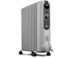 De'Longhi TRRSE1225 Radia-s Easytronic Binnen Zwart, Wit 2500 W Olie elektrisch verwarmingstoestel