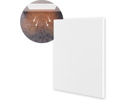 Ecosun Infrarood Verwarmingspaneel - Plafond & Wand Montage - Verwarming voor Woonkamer of Badkamer - Wit - 50x32 cm - 100 Watt