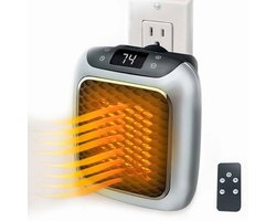 Elektrische ventilatorkachel - 800 watt - Keramisch - Slim - Programmeerbaar