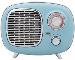 Eurom B-4 PTC elektrische kachel – Retro keramische kachel – 1500W – Blauw