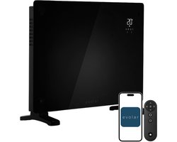 Evolar Convector Kachel - 2500 Watt - WiFi - Zwart