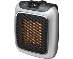 Handy Heater Turbo - 800W wandverwarming met EU-stekker en afstandsbediening - grijs - Brawdress