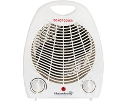 Hausberg HB-8501AB Elektrische Kachel – 2000W – 2 Warmtestanden – Compact & Efficiënt – Wit