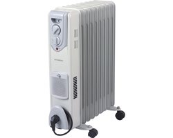 Hyundai olieradiator 2500W - Oliegevulde radiator met thermostaat - 3 warmtestanden & turbo-functie