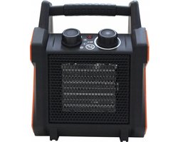 Industriële elektrische kachel 3000W /WATT, 3 KW- Werkplaatskachel - Heater - Straalkachel - Ventilatorkachel - Thermostaat - werkplaats, kantoor, werkplek, schuur, garage, verbouwing 3KW.