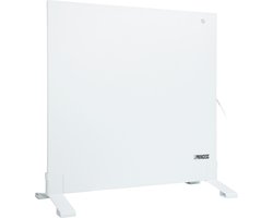Infrarood paneel – Princess Elektrische kachel 350W - 60 x 60cm- Infrarood kachel - Infrarood Verwarmingspaneel 348235 - Smart - WiFi - met App - Vrijstaand/Wandmontage - Energiezuinig - Infrarood paneel verplaatsbaar – Wit - Randloos
