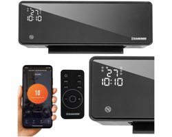 Kaminer Zelvion Elektrische Wandverwarming met LED-display & WiFi – Slimme Luchtgordijnverwarming 2000W met App & Afstandsbediening – Energiezuinig & Stil