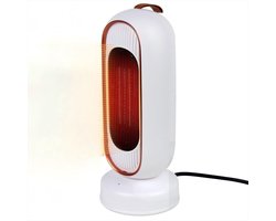 Keramische Ventilatorkachel 1300W – Stille en Energiezuinige Elektrische Verwarming – 2 Warmtestanden – Compact en Veilig voor Thuis & Kantoor