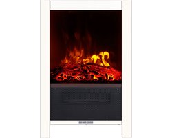 Lexorion NextGen - Kachel - Elektrische Kachel - Wandkachel - Wandverwarming - 2000W - Sfeerhaard - Smart Elektrische Kachel met WiFi en Afstandsbediening - Hoogwaardige Materialen - Timer - Smart App - Realistisch Vlam Effect