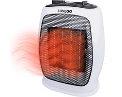Luvego Elektrische Kachel 1800W - Keramische Ventilatorkachel - Heater - Verwarming Electrisch - Wit