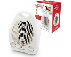 MOZY - Luchtverwarmer Gobi - Heater - Wit - 3 Standen - 2000W - Warme en Koude lucht - Infrarood - Energiebesparing - Elektrische Ventilatorkachel - Warmte Ventilator - Straalkachel - Energiezuinige Verwarming - Warme Lucht Blazer - Draagbaar