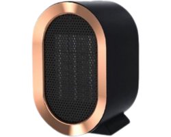 Oneiro's Luxe Elektrische ventilator kachel ZWART 800W/1200W - 10 x 13 x 20 cm - elektrische verwarming - kachel - winter - eco