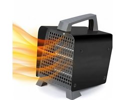 Pro - Elektrische Kachel - Elektrische Verwarming voor Binnen - Ventilatorkachel - Keramische Kachel - Heater - 3 Standen - 2000W - Zwart - PRO versie