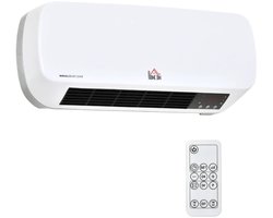 Sensova Keramische Wandverwarming 1000W/2000W - Elektrische Kachel met Afstandsbediening, Thermostaat, Timer tot 12 uur - Energiezuinige Wandkachel voor Slaapkamer, Woonkamer en Badkamer