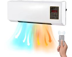 SYLRO® -Keramische Wandverwarming 1800W – 10–40°C – 900W Verbruik – Met Afstandsbediening – Wand & Vrijstaand