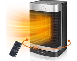 Taylor Swoden Elektrische Kachel - Keramische Ventilatorkachel - Heater - Verwarming Electrisch - 1500W - Zwart