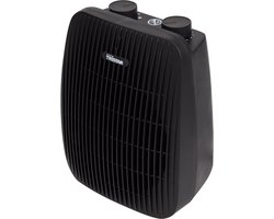 Tristar| Ventilatorkachel |3 Warmte standen | Zwarte Ventilatorkachel - Warmte standen 1000/2000 Watt |incl. omvalbeveiliging & oververhitting beveiliging, voor ruimtes tot 20m² | Zwart