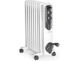 TROTEC Oliegevulde elektrische radiator TRH 20 E - korte opwarmtijd - vorstbeveiligingsfunctie - 3 warmtestanden - max 2000 Watt